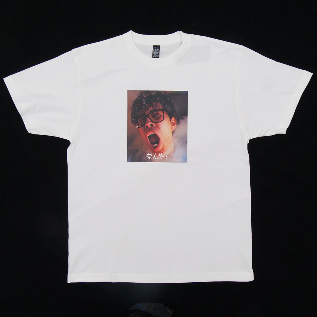 モラ爺 PRINT TEE white